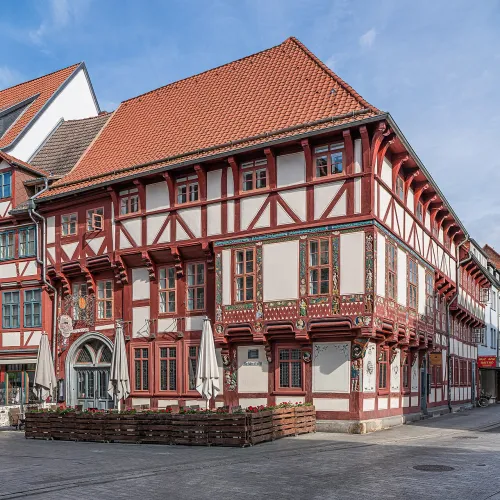 Junkernschänke in Göttingen, Station 8 auf dem selbstgeführten Stadtrundgang