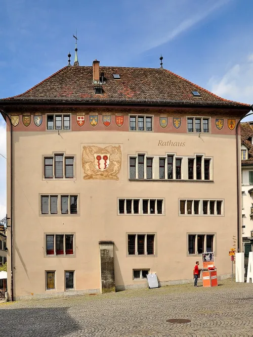 Rathaus in Rapperswil, stop 9 on the self-guided walking tour