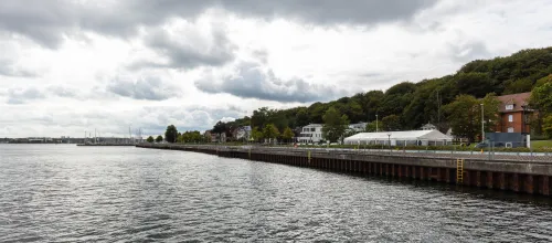 Kiellinie, stop 5 on the self-guided walking tour