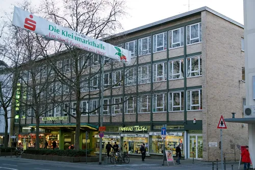 Kleinmarkthalle in Frankfurt, stop 2 on the self-guided walking tour