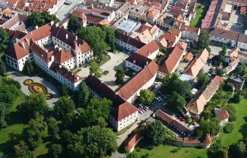Třeboň Château, stop 6 on the self-guided walking tour