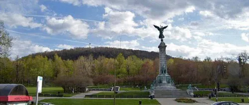 Mont Royal in Montreal, Station 2 auf dem selbstgeführten Stadtrundgang