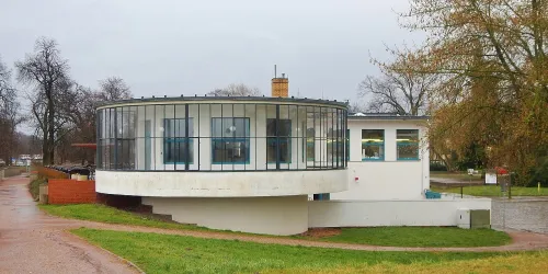 Kornhaus in Dessau, Station 3 auf dem selbstgeführten Stadtrundgang