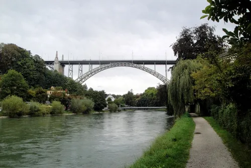 Kornhausbrücke in Bern, Station 14 auf dem selbstgeführten Stadtrundgang