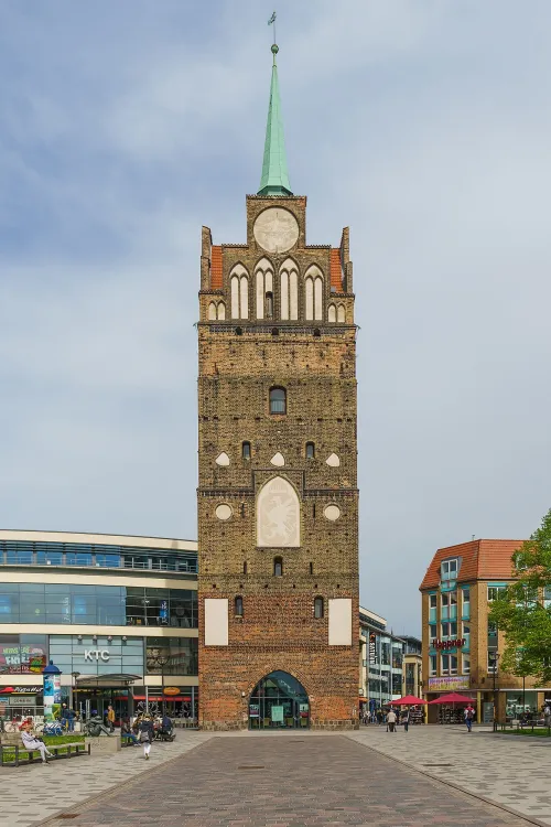 Kröpeliner Tor in Rostock, Station 4 auf dem selbstgeführten Stadtrundgang