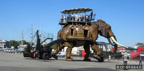 Machines de l'Île in Nantes, stop 2 on the self-guided walking tour