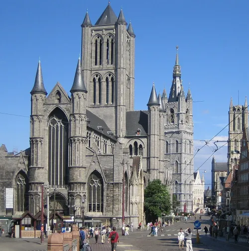 Sint-Niklaaskerk in Gent, Station 4 auf dem selbstgeführten Stadtrundgang