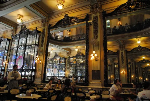 Confeitaria Colombo in Rio de Janeiro, stop 5 on the self-guided walking tour
