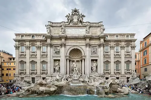 Trevi-Brunnen in Rom, Station 5 auf dem selbstgeführten Stadtrundgang