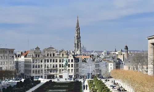 Mont des Arts in Brüssel, Station 5 auf dem selbstgeführten Stadtrundgang