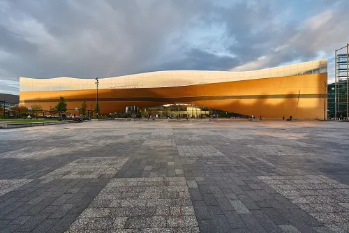 Oodi Central Library in Helsinki, stop 9 on the self-guided walking tour