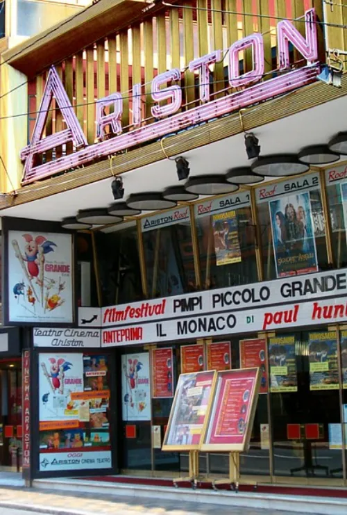 Teatro Ariston in Sanremo, Station 7 auf dem selbstgeführten Stadtrundgang