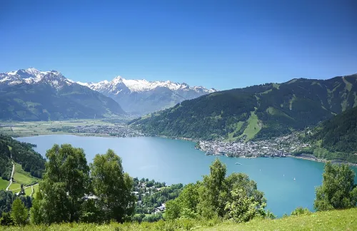 Zeller See in Zell am See, Station 4 auf dem selbstgeführten Stadtrundgang