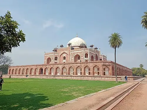 Humayun-Mausoleum in Delhi, Station 6 auf dem selbstgeführten Stadtrundgang