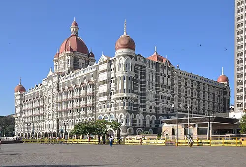 Taj Mahal Palace Hotel in Mumbai, Station 2 auf dem selbstgeführten Stadtrundgang