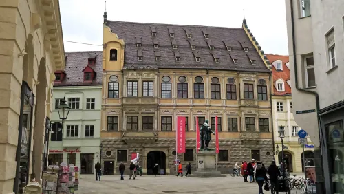 Maximilianmuseum in Augsburg, stop 11 on the self-guided walking tour