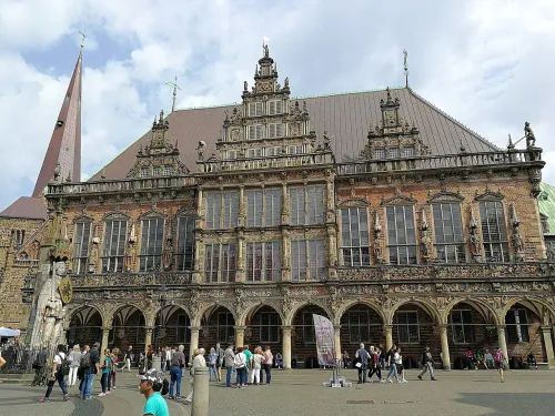 Bremer Rathaus in Bremen, stop 1 on the self-guided walking tour
