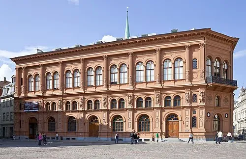 Art Museum Riga Bourse, stop 11 on the self-guided walking tour