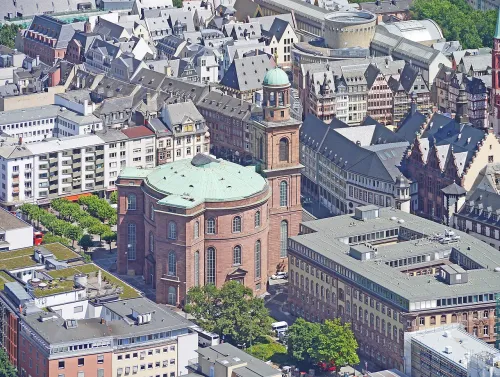 Paulskirche in Frankfurt, stop 11 on the self-guided walking tour