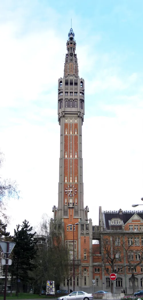 Belfry of Lille City Hall, stop 3 on the self-guided walking tour