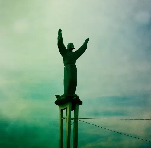 Cristo Redentor in Santa Cruz, stop 6 on the self-guided walking tour