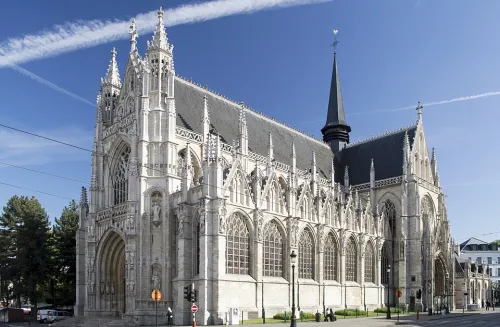 Kirche Notre-Dame du Sablon in Brüssel, Station 10 auf dem selbstgeführten Stadtrundgang