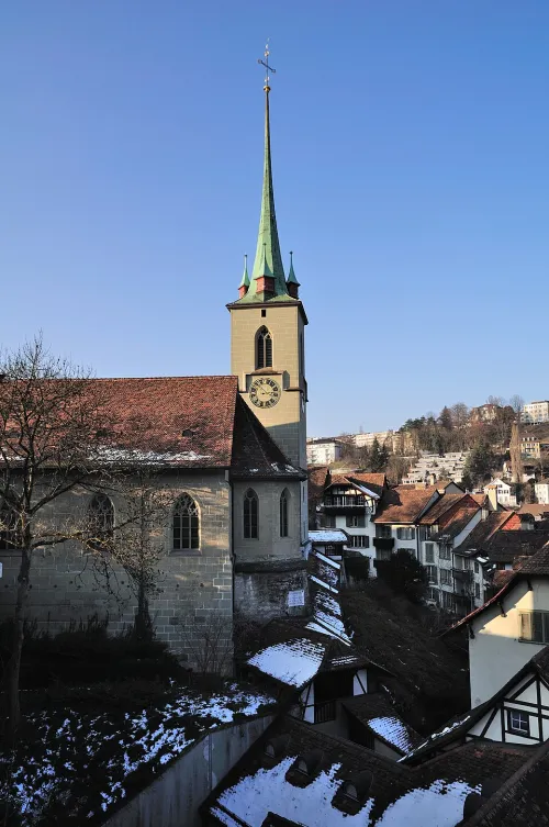 Nydeggkirche in Bern, Station 4 auf dem selbstgeführten Stadtrundgang