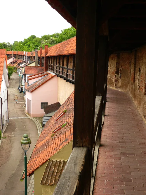 Stadtmauer in Nördlingen, stop 2 on the self-guided walking tour