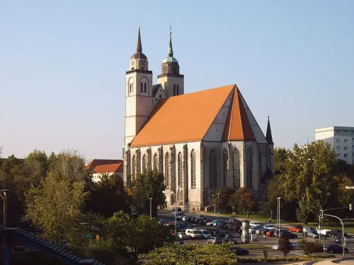 St.-Johannis-Kirche in Magdeburg, Station 5 auf dem selbstgeführten Stadtrundgang