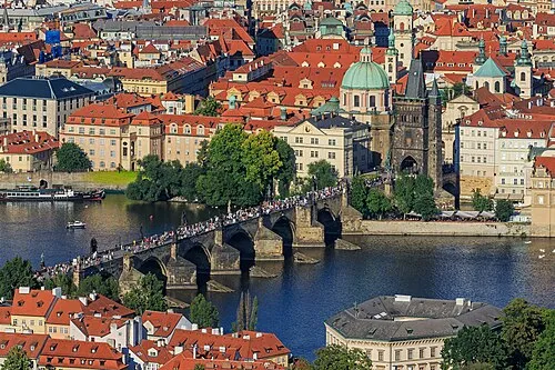 Karlsbrücke in Prag, Station 7 auf dem selbstgeführten Stadtrundgang