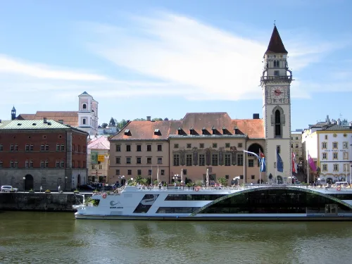 Passauer Rathaus, Station 7 auf dem selbstgeführten Stadtrundgang