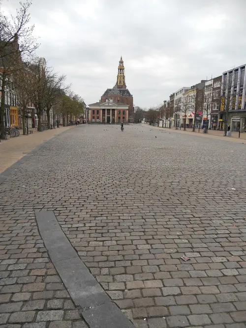 Vismarkt in Groningen, Station 2 auf dem selbstgeführten Stadtrundgang