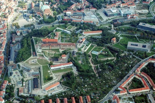 Zitadelle Petersberg in Erfurt, Station 1 auf dem selbstgeführten Stadtrundgang