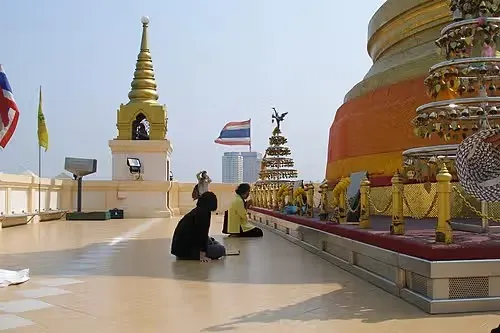 Wat Saket in Bangkok, Station 1 auf dem selbstgeführten Stadtrundgang
