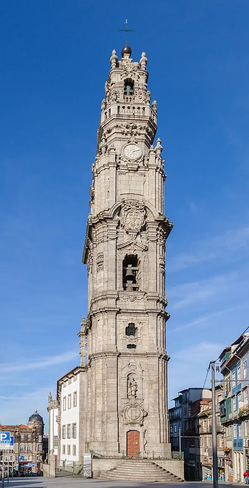 Clérigos-Turm in Porto, Station 3 auf dem selbstgeführten Stadtrundgang