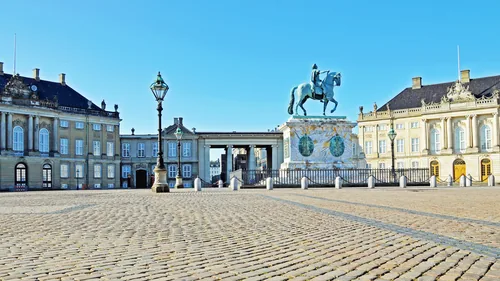 Schloss Amalienborg in Kopenhagen, Station 9 auf dem selbstgeführten Stadtrundgang