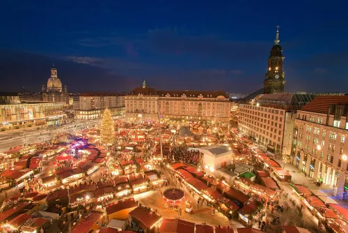 Altmarkt in Dresden, Station 1 auf dem selbstgeführten Stadtrundgang