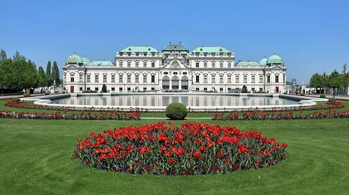 Belvedere Palace in Vienna, stop 13 on the self-guided walking tour