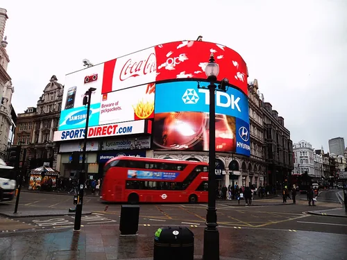 Piccadilly Circus in London, stop 7 on the self-guided walking tour