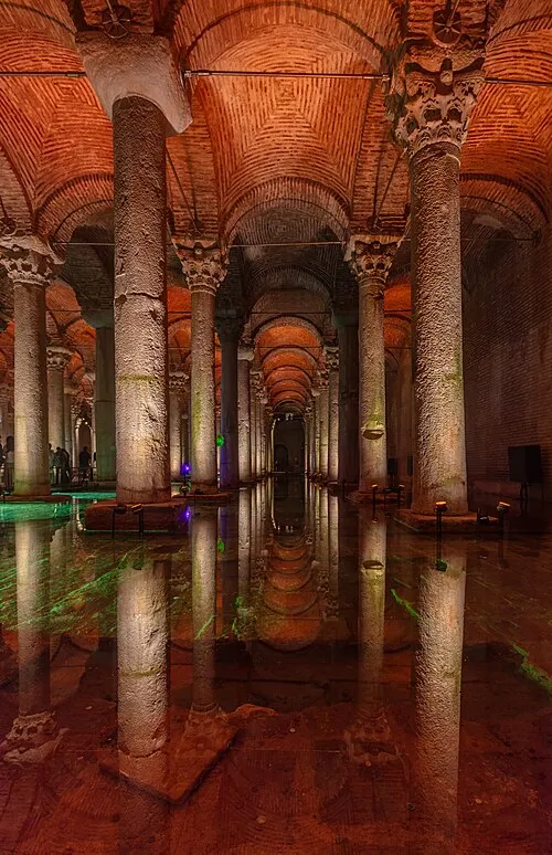 Basilika-Zisterne in Istanbul, Station 5 auf dem selbstgeführten Stadtrundgang