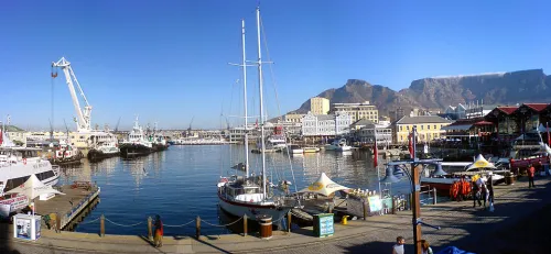 V&A Waterfront in Cape Town, stop 1 on the self-guided walking tour