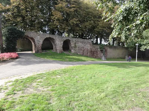Hunnerpark in Nijmegen, Station 5 auf dem selbstgeführten Stadtrundgang