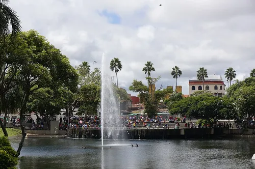 Parque El Arenal in Santa Cruz, stop 4 on the self-guided walking tour