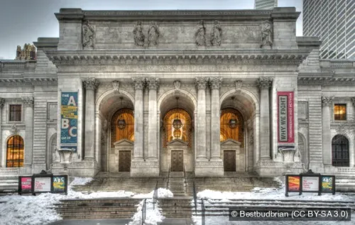 New York Public Library, stop 4 on the self-guided walking tour