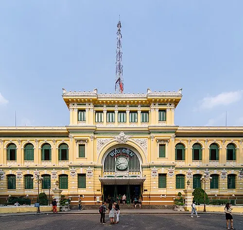 Hauptpostamt Saigon in Ho-Chi-Minh-Stadt, Station 4 auf dem selbstgeführten Stadtrundgang