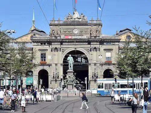 Zürich Hauptbahnhof, Station 14 auf dem selbstgeführten Stadtrundgang