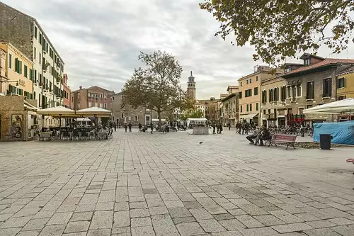 Campo Santa Margherita in Venice, stop 11 on the self-guided walking tour