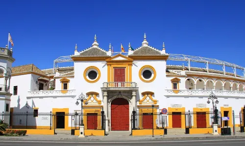 Stierkampfarena Real Maestranza in Sevilla, Station 6 auf dem selbstgeführten Stadtrundgang