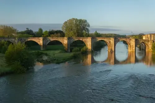 Pont Vieux in Carcassonne, Station 2 auf dem selbstgeführten Stadtrundgang