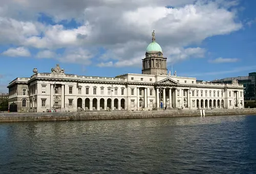 The Custom House in Dublin, Station 9 auf dem selbstgeführten Stadtrundgang